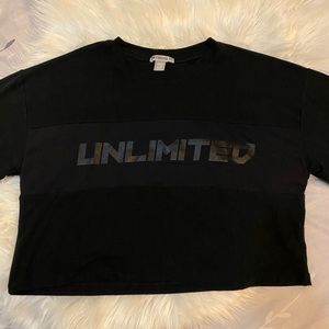 Forever 21 Black Crop Top